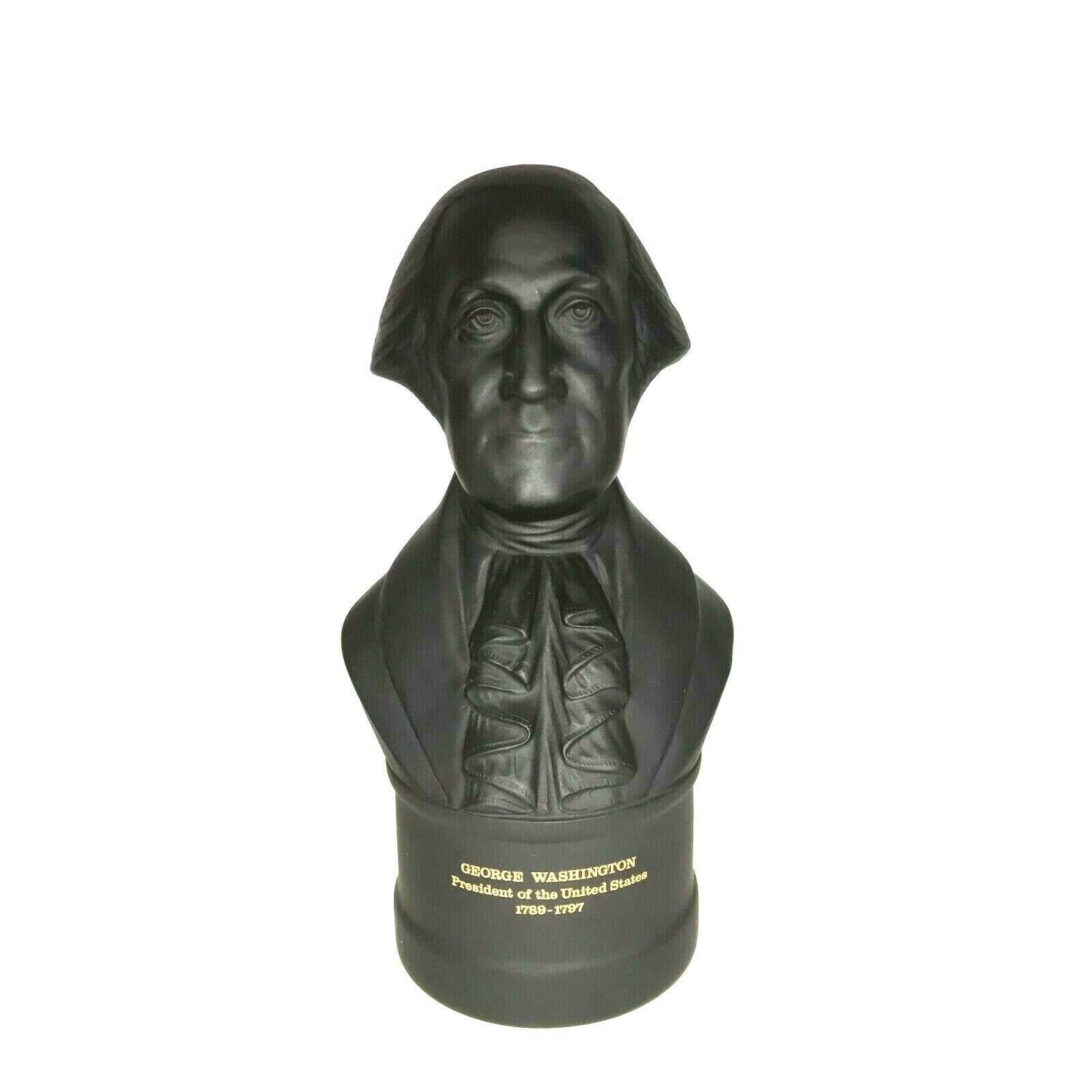 Wedgwood Black Basalt Bust of George Washington