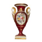 French Limoges Porcelain Vase